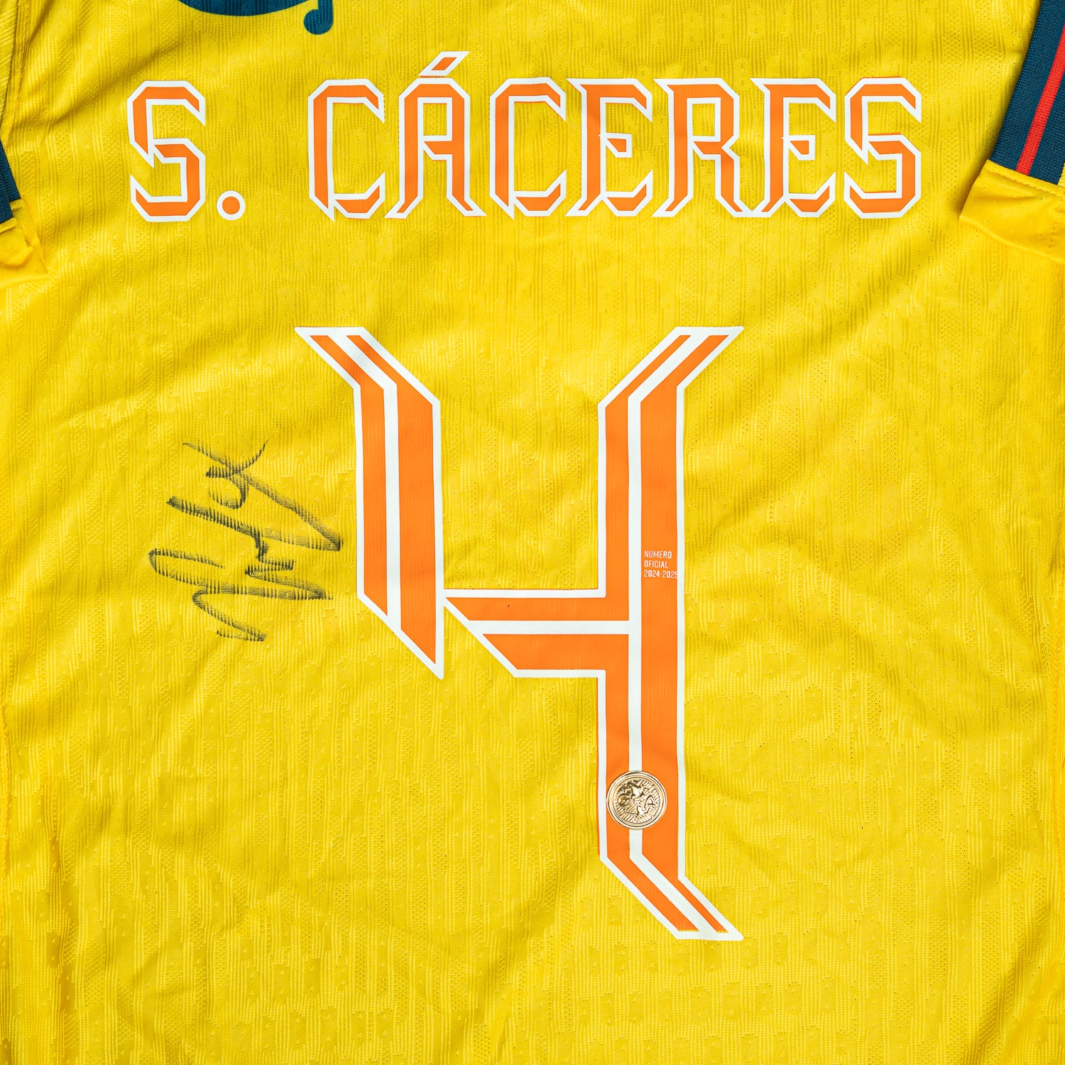 Jersey Firmado Sebastián Cáceres- Club América